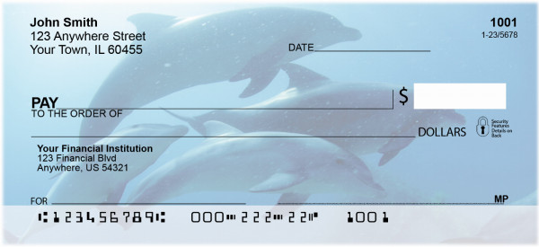Dolphins Personal Checks