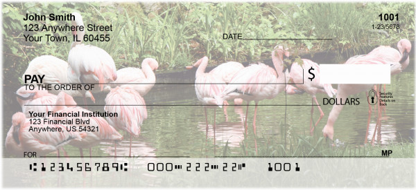 Flamingos Personal Checks