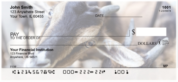 Goats Personal Checks