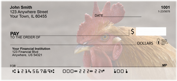 Roosters Personal Checks | ANI-36
