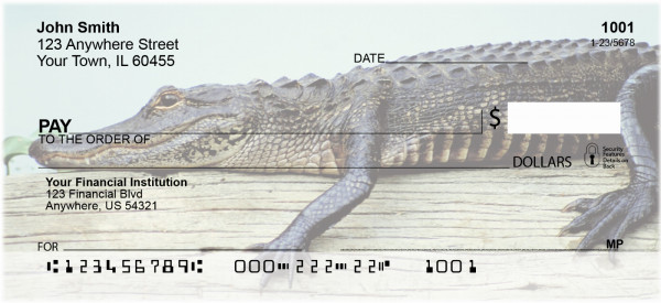 Alligators and Crocodiles Personal Checks