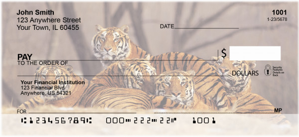 Bengal Tigers Personal Checks