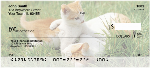 House Cats, the Kittens Personal Checks | ANI-87