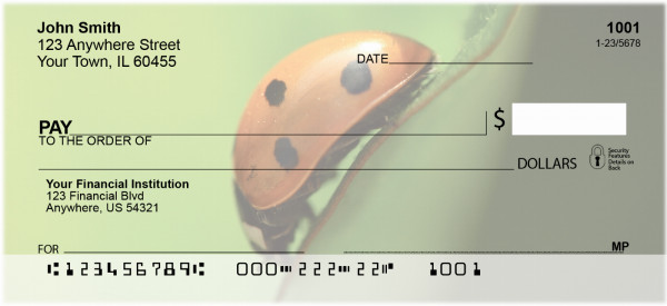 Lovely Ladybugs Personal Checks