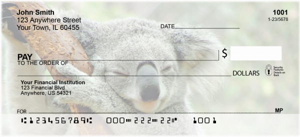 Kuddly Koala Personal Checks