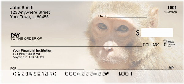 Monkey Days Personal Checks