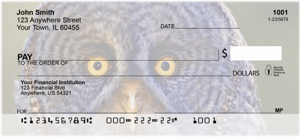 Wise Old Owls Personal Checks