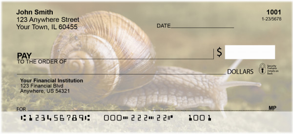 Snails On Parade Personal Checks