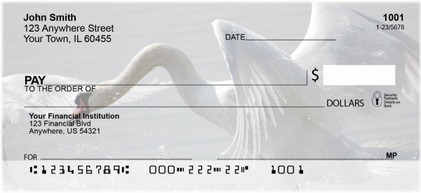 Swan Splendor Personal Checks