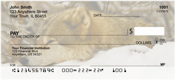 Wolves Personal Checks