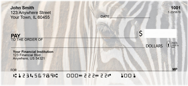 Zebra Eye To Eye Personal Checks | ANJ-91