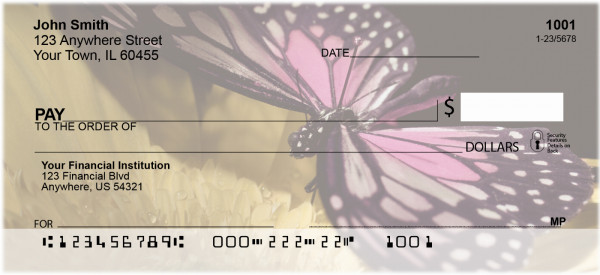 Butterfly Perspective  Personal Checks | ANK-09