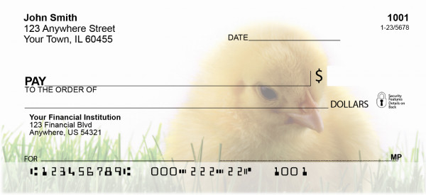 Spring Chicks Personal Checks