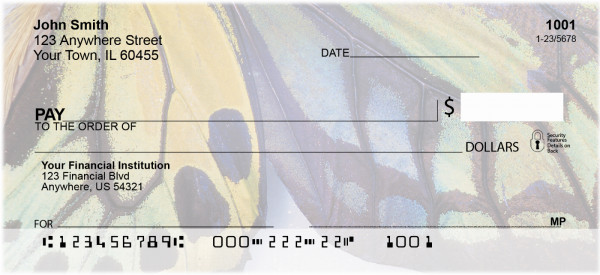 Butterfly Wings Personal Checks