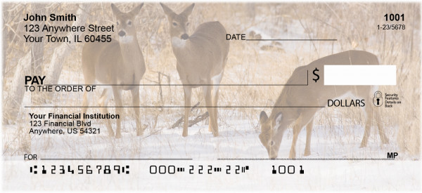 Whitetail Deer Personal Checks