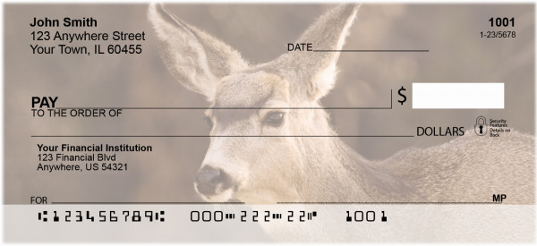 Deer Closeups Personal Checks