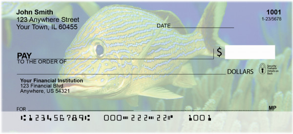 Tropical Fish Personal Checks | ANK-36