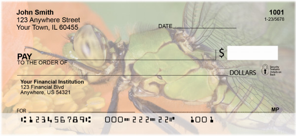 Insects On Flowers Personal Checks