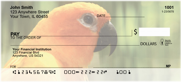 Parakeets On Parade Personal Checks