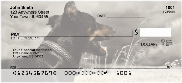 Rottweiler Personal Checks | ANK-57