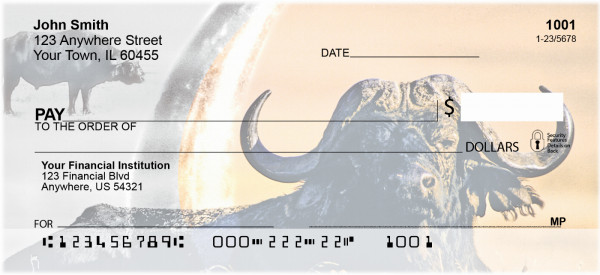 Water Buffalo Personal Checks | ANK-59
