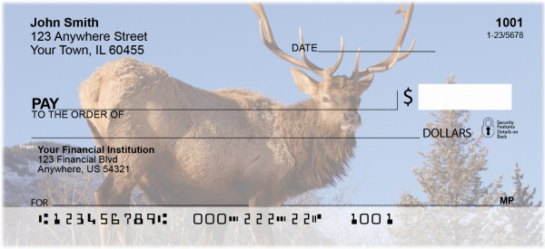 Elk Personal Checks | ANK-87