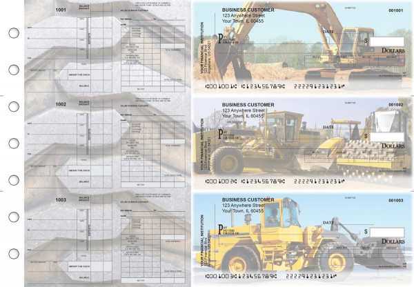 Construction Payroll Invoice Business Checks