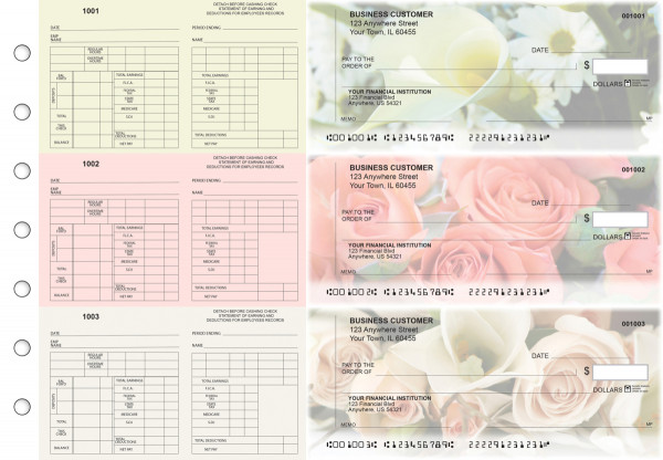 Florist Multi-Purpose Counter Signature Business Checks