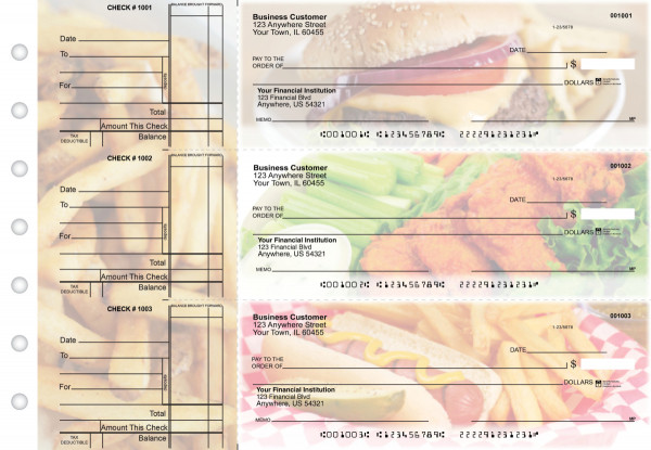 American Cuisine Standard Business Checks