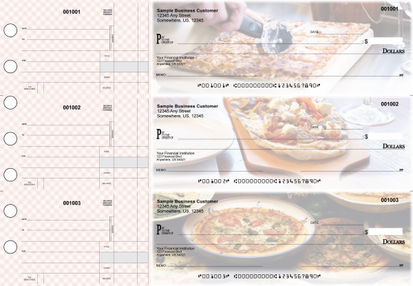 Pizza Standard Disbursement Designer Business Checks