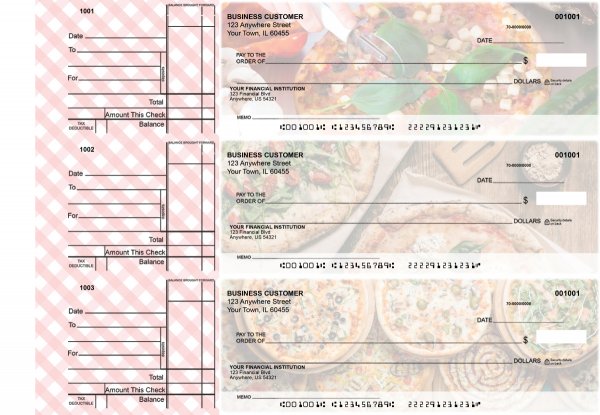 Pizza Standard Business Checks
