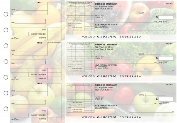 Fresh Produce Standard Itemized Invoice Business Checks