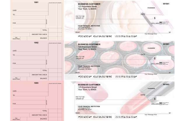 Makeup Standard Counter Signature Business Checks | BU3-CDS12-SCS