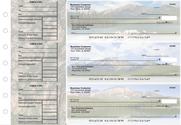Scenic Mountains General Business Checks | BU3-CDS29-GEN