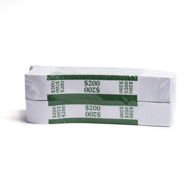Green Barred $200 Currency Bands