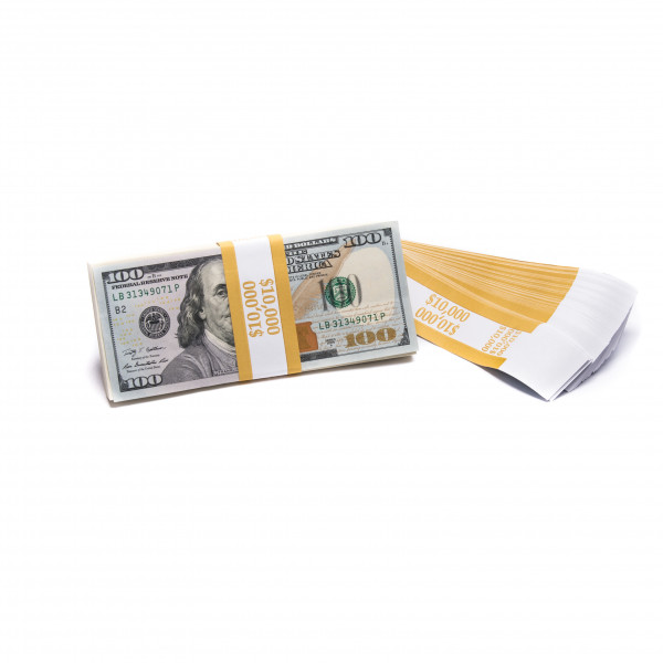 Yellow Barred $1,000 Currency Bands