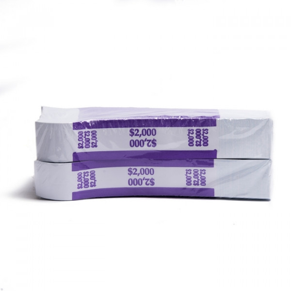 Purple Barred $2,000 Currency Bands