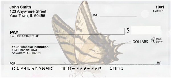 Amazing Butterflies Personal Checks