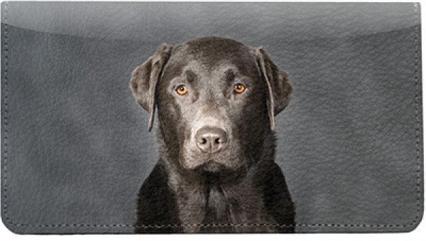 Black Labradors Leather Cover
