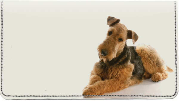 Airedale Terrier Leather Cover