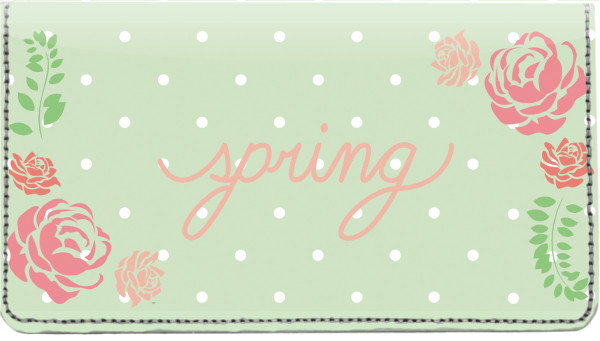 Spring Sayings Leather Cover