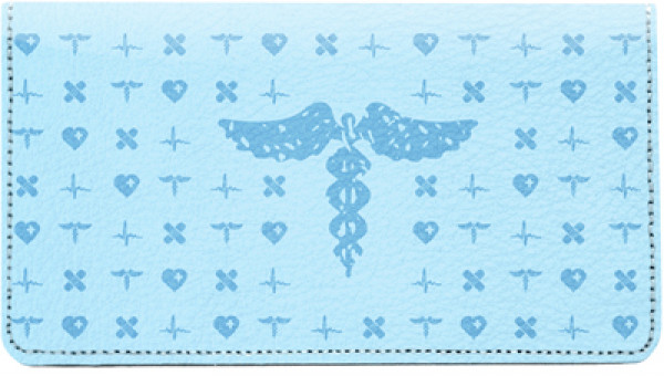 Nurse Pattern Leather Checkbook Cover | CDP-GEP75