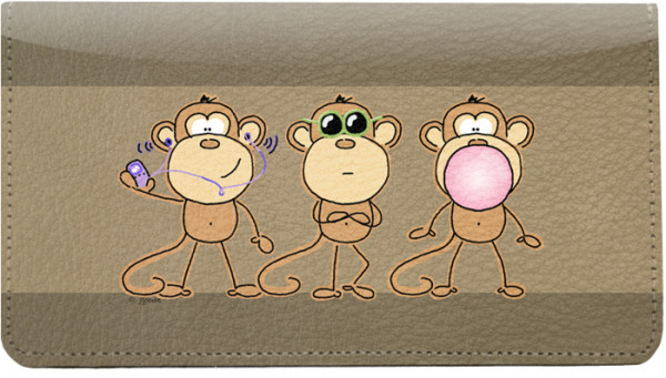 Jen Goode's Monkeys Leather Cover