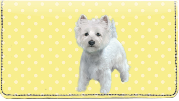 Westie Pups Keith Kimberlin Leather Cover