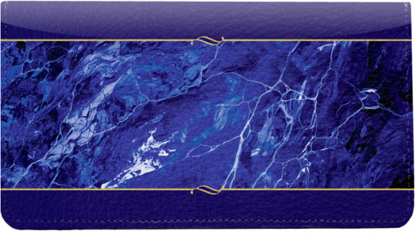 Blue Marble Leather Cover