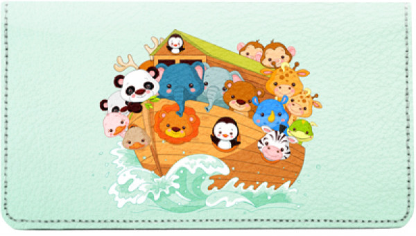Noah's Ark Leather Checkbook Cover | CDP-REL47