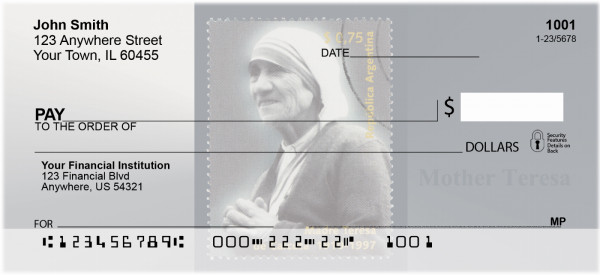 Mother Teresa Personal Checks | CHA-04