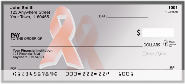 Stop Aids Personal Checks