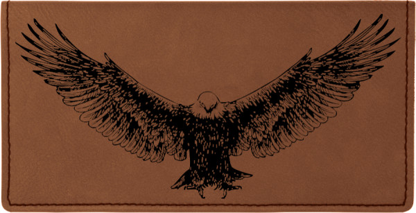 American Eagle Engraved Leather Cover