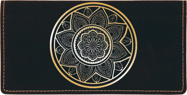 Mandala Engraved Leather Cover